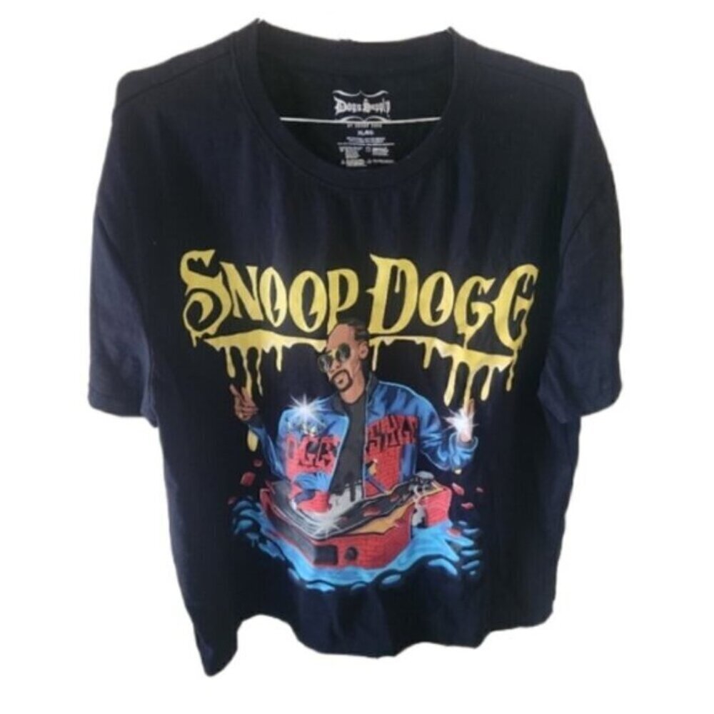 Dogg Supply Snoop Dog Black T-Shirt Brand New No Tags